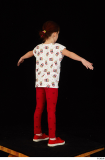 Lilly dressed leggings red shoes standing t shirt t-pose trousers…